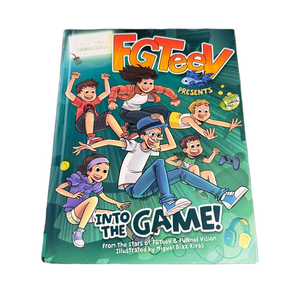 FGTeeV Presents Into the Game! Graphic Novel Hardcover 2020 First Edition 933676